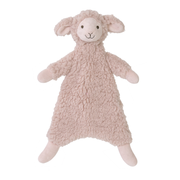 Doudou plat mouton rose