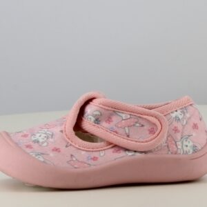 Chaussons semis ouverts Lapin rose