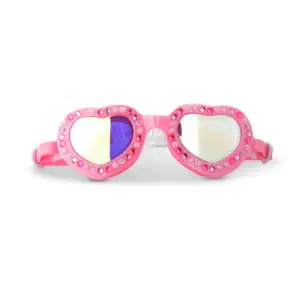 Lunettes de natation anti uv rose