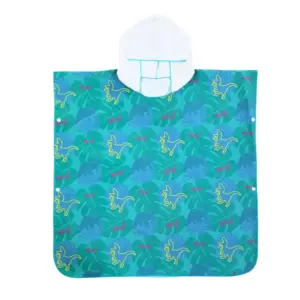 Poncho de Bain en microfibre Dinosaure