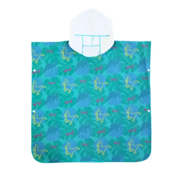 Poncho de Bain en microfibre Dinosaure