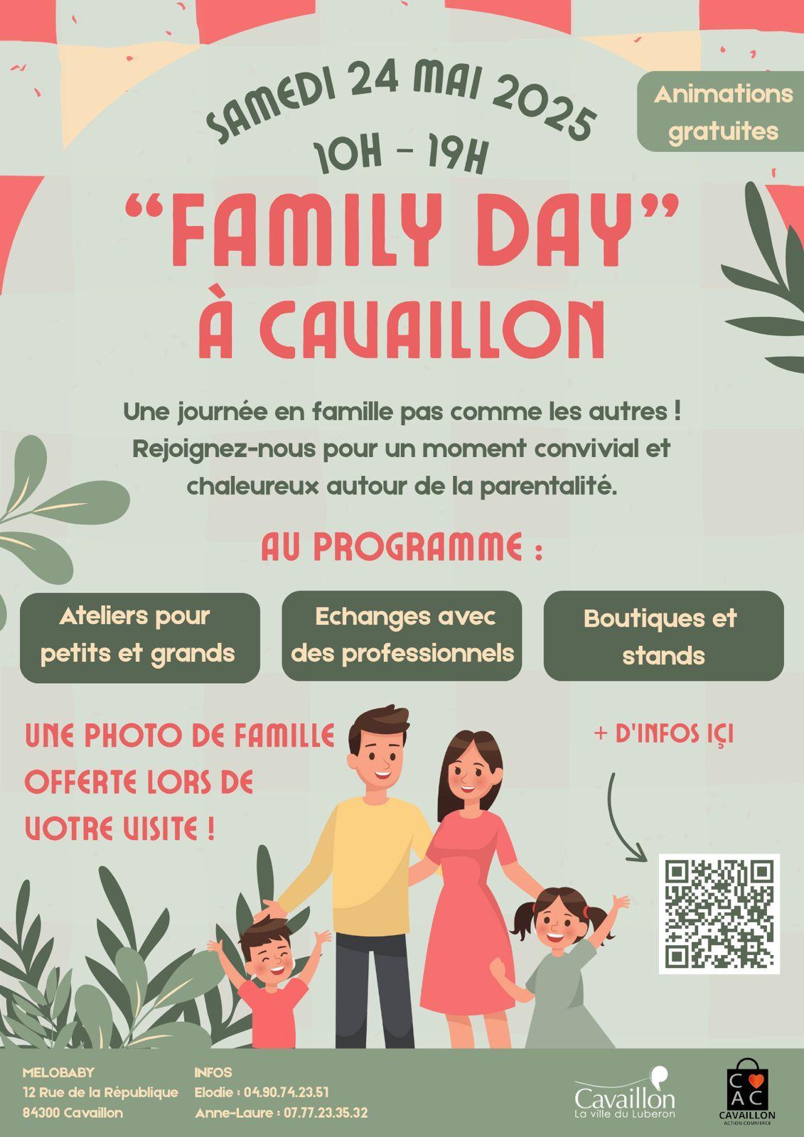 Journée Family Day le 24 Mai à Cavaillon