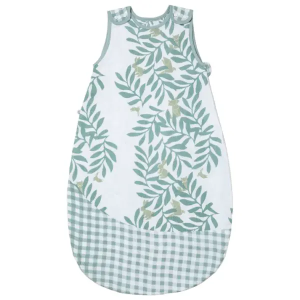 Gigoteuse 6-24mois verte en gaze de coton