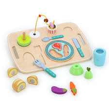 Tableau d'activités d'eveils "plateau repas "