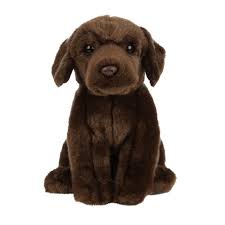 Peluche Miniature Labrador Marron
