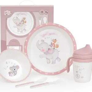 Coffret repas Musique rose
