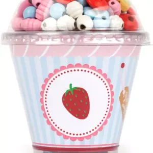 Capcake de perle en bois