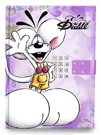 Carnet Secret à code Diddl