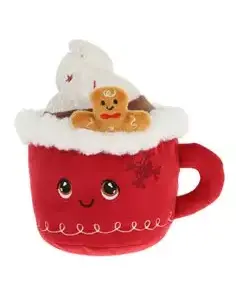 Peluche chocolat chaud de Noel