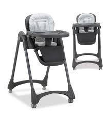 Chaise haute pliante gris