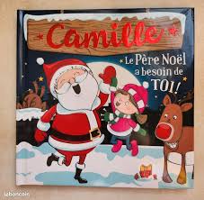 Livre de noel avec prénom