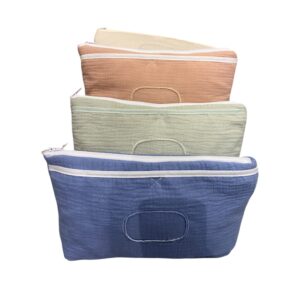 Pochette avec compartiments  pour lingettes