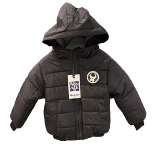 Doudoune noire cosmonaute