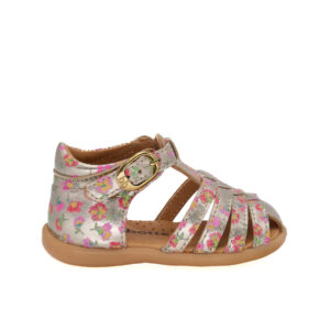 Sandales Gaufrette à fleurs