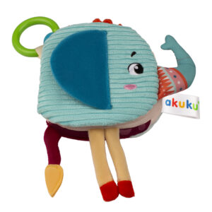 Livre peluche éléphant