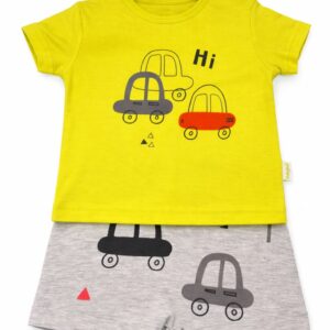 Ensemble short et t-shirt Voiture
