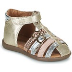Sandales Babella en or
