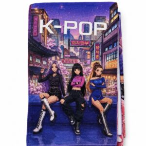 Serviette de plage K-pop 140x70 cm pour enfant et ado - Melobaby cavaillon