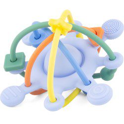 Jouet d'Éveil Sensoriel en Silicone bleu | Melobaby Cavaillon