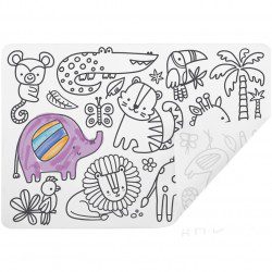 Set de Table à Colorier Lavable Thème aléatoire | Melobaby