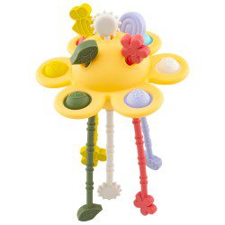 Jouet d'Éveil Sensoriel en Silicone Jaune | Melobaby Cavaillon