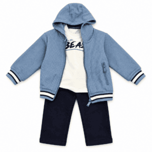 Ensemble bébé garçon 3 pièces bleu | Mélobaby cavaillon