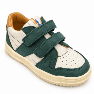 Baskets Babybotte ales vert sapin à scratch | Mélobaby