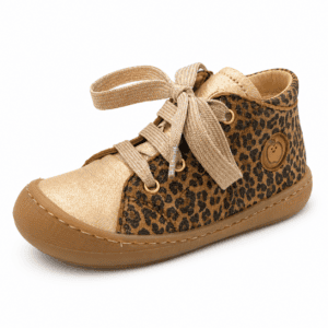 Chaussures premiers pas Shoo Pom GIZMI ZIP poudre léopard  - Melobaby Cavaillon