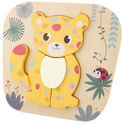 Premier puzzle Léopold en bois Ulysse | Mélobaby Cavaillon