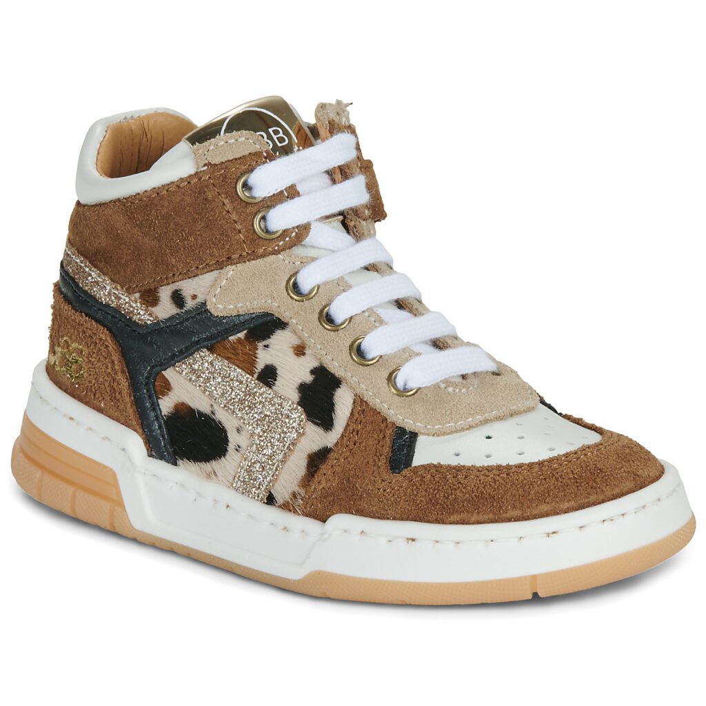 Baskets montantes Anjali GBB léopard | Mélobaby