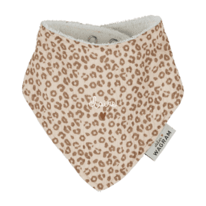 Bavoir bandana gaze léopard | Mélobaby cavaillon