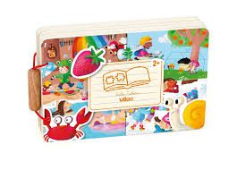 Livre puzzle Vilac Les 4 saisons dès 2 ans | Mélobaby cavaillon