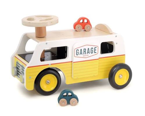 Porteur Van-garage en bois Vilac | Mélobaby cavaillon