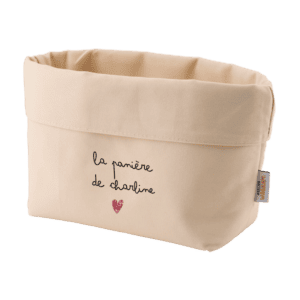 Petite panière beige sable 20 × 20 × 10 cm | Mélobaby