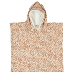 Poncho de bain gaze léopard 0–3 ans | Mélobaby