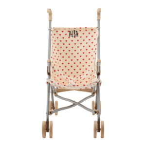 Poussette poupée cœurs  | Mélobaby Cavaillon