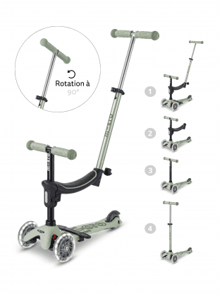 Trotinette evolutive Vert Sauge | Mélobaby