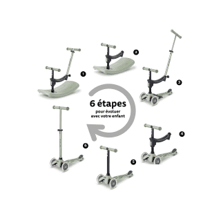 Trottinette évolutive dès 1 an - Melobaby Cavaillon