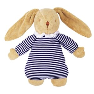 Doudou musical lapin marinière 25 cm | Mélobaby Cavaillon